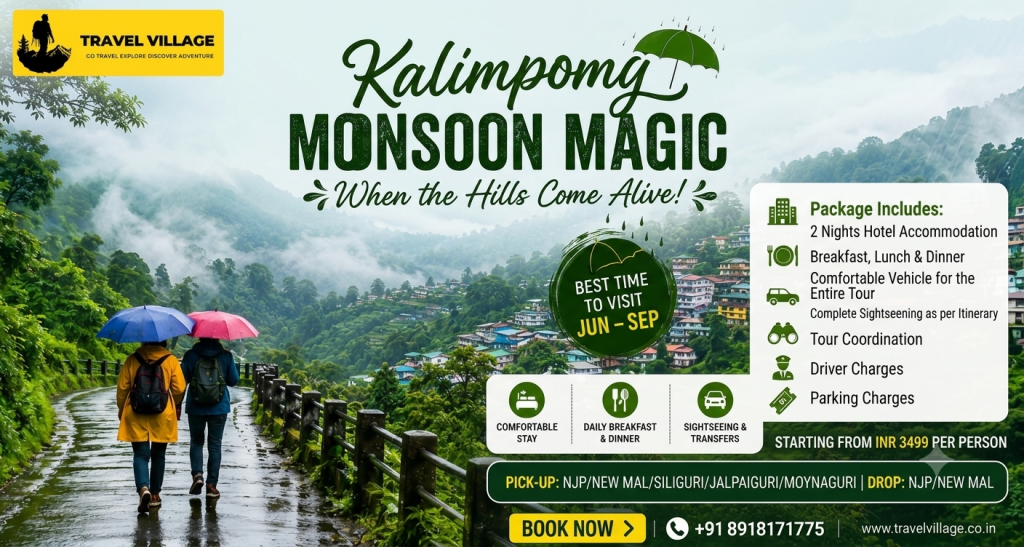 Kalimpong Mansoon Tour Package